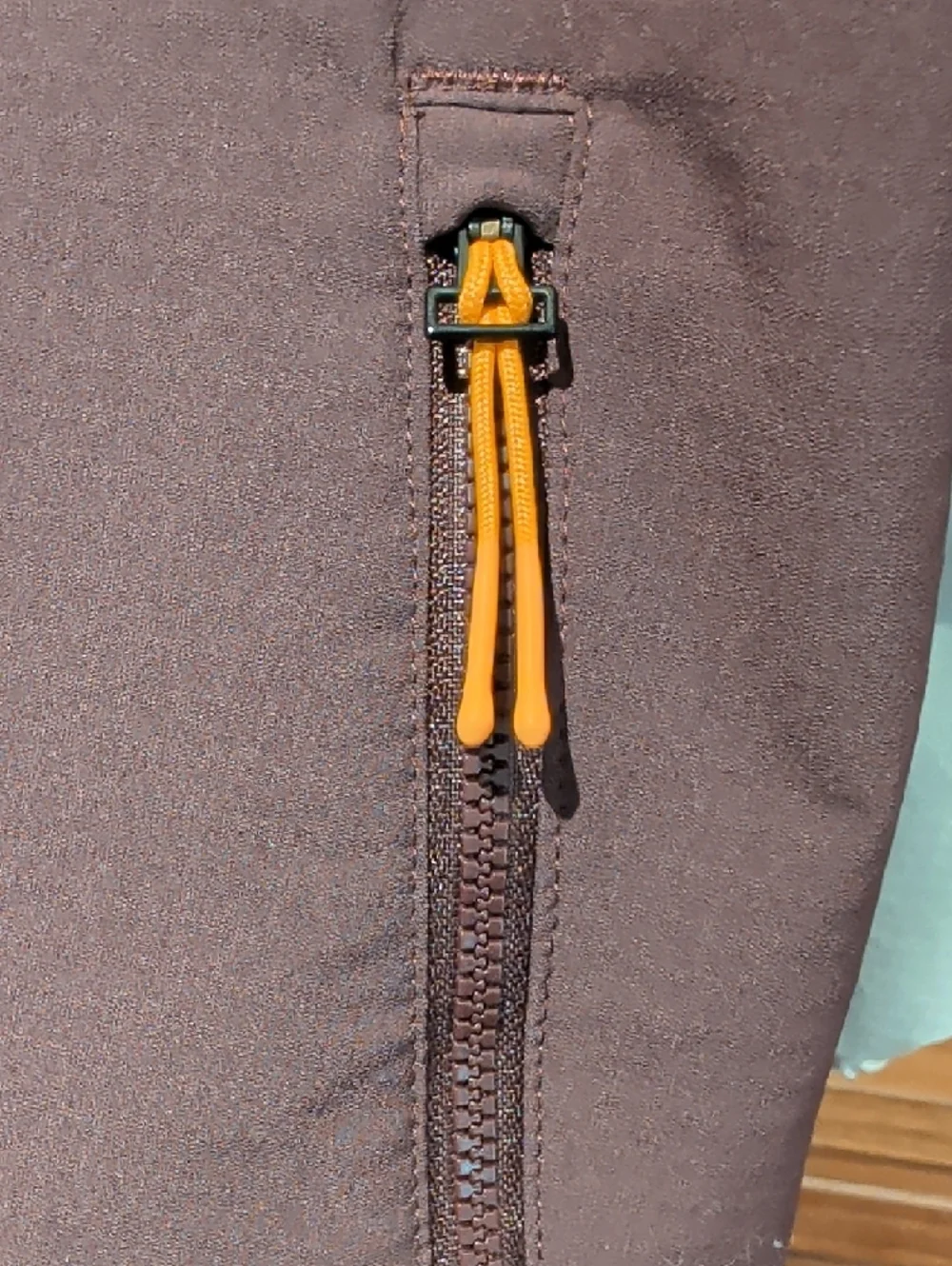 Saucony Teal Cream Brown Colorblock Zip Utility Jacket - Picture 9 of 13